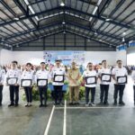 Diwakili Wawali Sendy Rumajar Kota Tomohon Terima Penghargaan Langsung Oleh Gubernur Sulut YSK Dalam Program Pembinaan K3