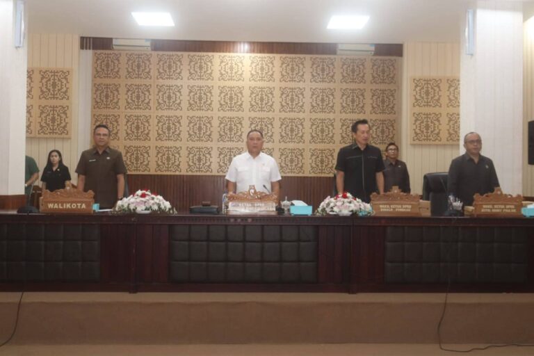 DPRD Kota Tomohon Gelar Rapat Paripurna Terkait Pembahasan Pergantian Pimpinan